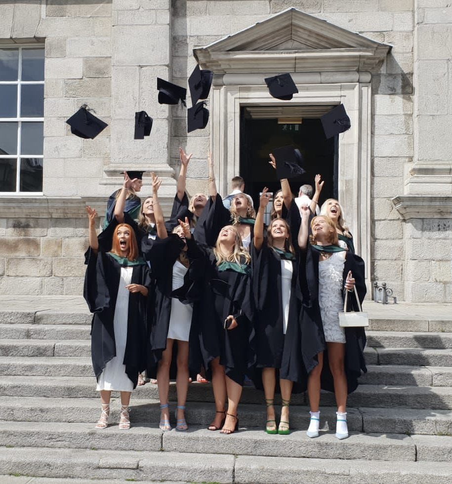 Delighted to graduate from <a href="/tcddublin/">Trinity College Dublin</a> with a First Class Honours. Thank you to everyone who supported me along the way <a href="/PtTcd/">Physiotherapy TCD</a>.  Looking forward to my next stage in life 💃🏻