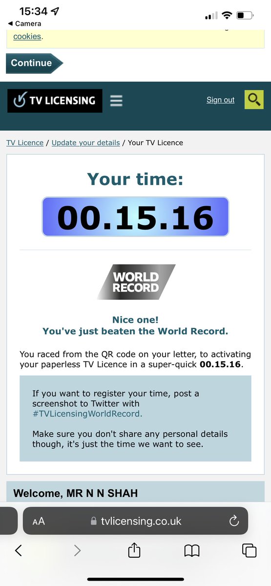 #TVLicensingWorldRecord apparently I’m a world record holder in agreeing To renew my TV tax so they can continue to steal my money and cover decades of institutionalised child abuse amongst many other nefarious activities.