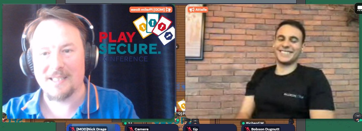 CtgIntelligence's tweet photo. Awesome to welcome @midodany @CTFae @malcrove to the Second Annual @PlaySecureConf to showcase why CTF might just be the ultimate immersive security training method! #Playsecure2022 #Playsecure #Playsecureconf https://t.co/o8cfbnkF1H