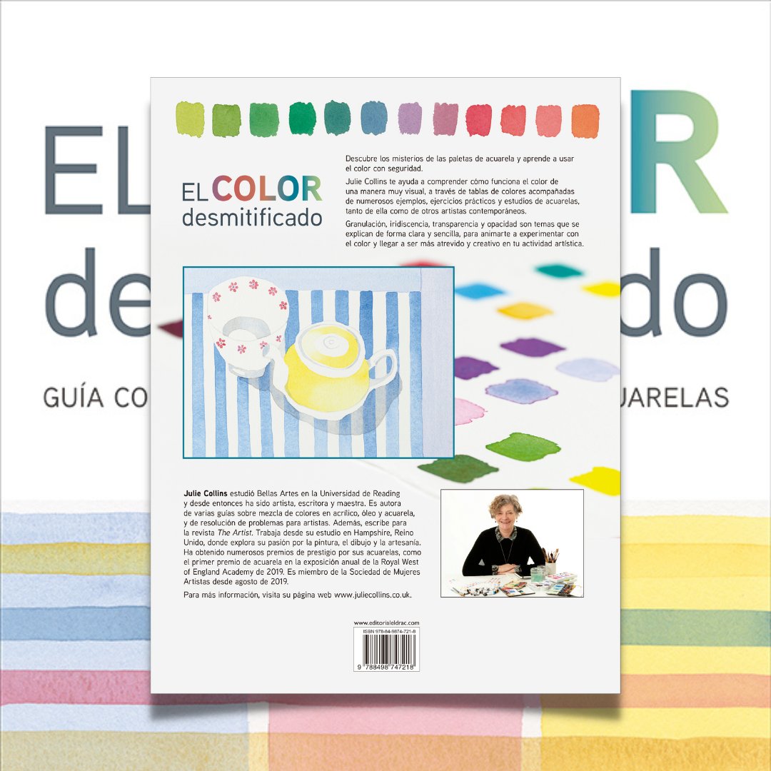 🔔NOVEDAD junio 2022🔔📚🎨👩‍🎨
➡ El color desmitificado: Guía completa para mezclar y usar #acuarelas👉Julie Collins <a href="/collinsjulie1/">Julie Collins</a> 
Descubre los misterios de las paletas de acuarela y aprende a usar el color con seguridad.
➡ bit.ly/3b2J0HH