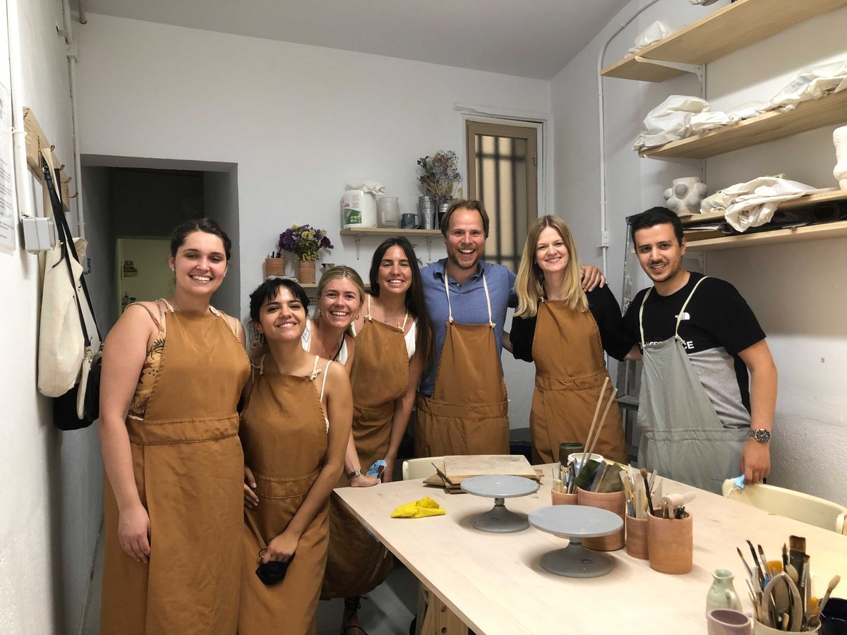 Nextail_co's tweet photo. This week the BP&amp;A team visited #Nextail house 🏠 

During two days the team strategized, and bonded during a pottery class and Spanish cheese tasting 🧀🏺

Take a look at some of the highlights👇 https://t.co/vFJT3ELctT