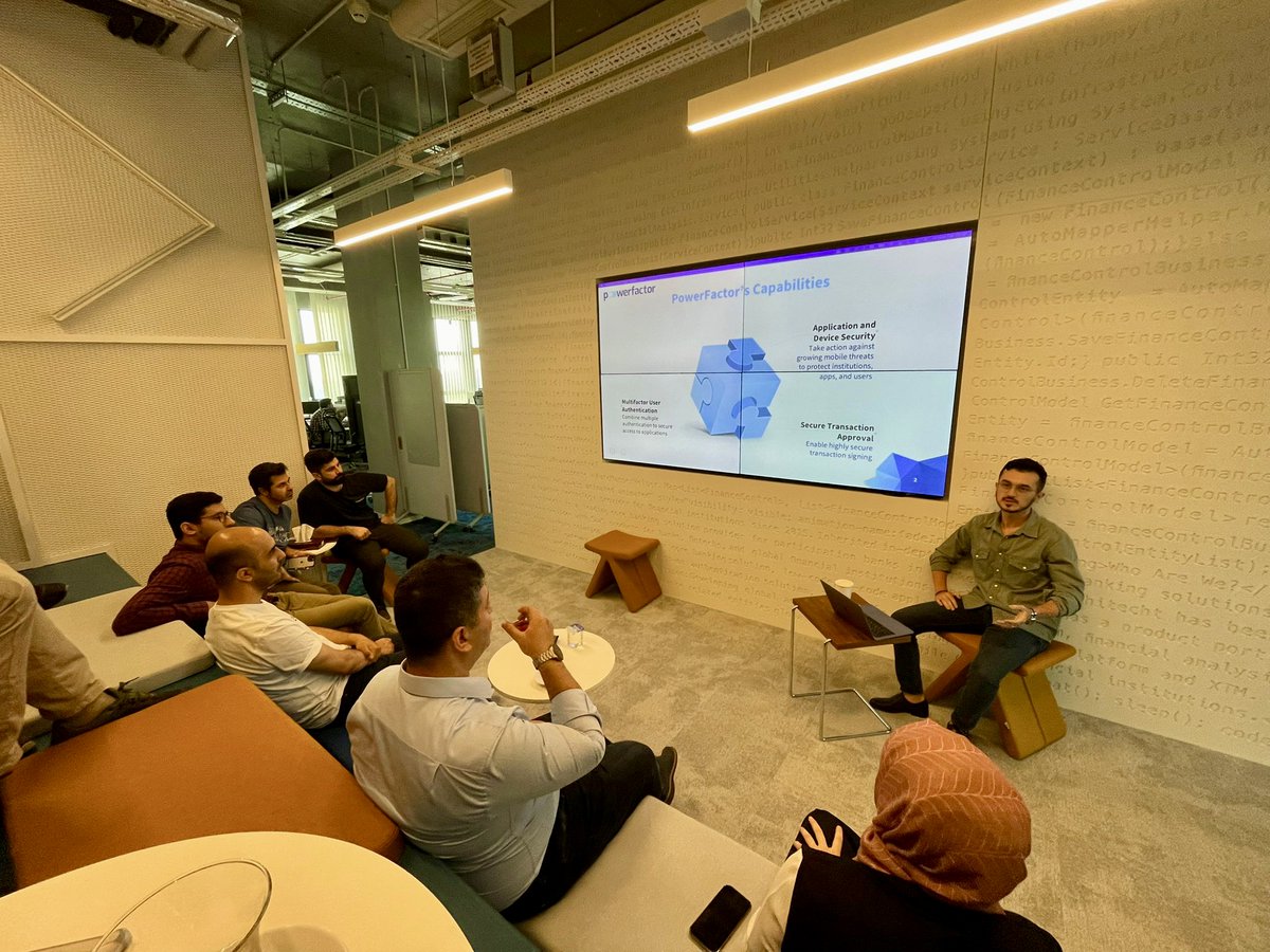 PowerFactor1's tweet image. 👥Communication with the entire company is as important as communication with stakeholders. Our product manager, Sami Poyraz, held an interactive session to inform our colleagues who are not involved in the development of PowerFactor regarding its vision, mission and strategy.