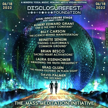 Robert_E_Grant_'s tweet photo. Join Robert Edward Grant this weekend at the DisclosureFest Mass Meditation Initiative 2022!
Los Angeles State Historic Park, CA
June 18, 10:00am - 10:00pm PT
#DisclosureFest #RobertEdwardGrant https://t.co/Mi1GHoFszu