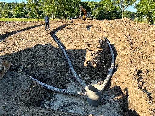 Renovatiewerkzaamhedenvan de green op hole 9 bij <a href="/kagerzoom/">Golfclub Kagerzoom</a> De werkzaamheden vorderen gestaag! #golf #green #renovatie