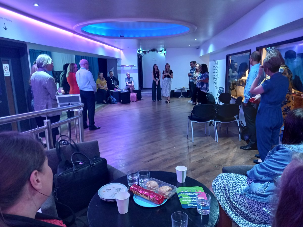 HealthwatchBpl's tweet photo. Thank you to the @theoldelectric for hosting such a wonderful afternoon of networking! Special thanks to Louise Ansari @HealthwatchE and @pav_akhtar for travelling to sunny Blackpool 🌞

What a fabulous day, thanks to everyone who has joined us 🤗
#Partnerships https://t.co/Vu6KAP5Kb7