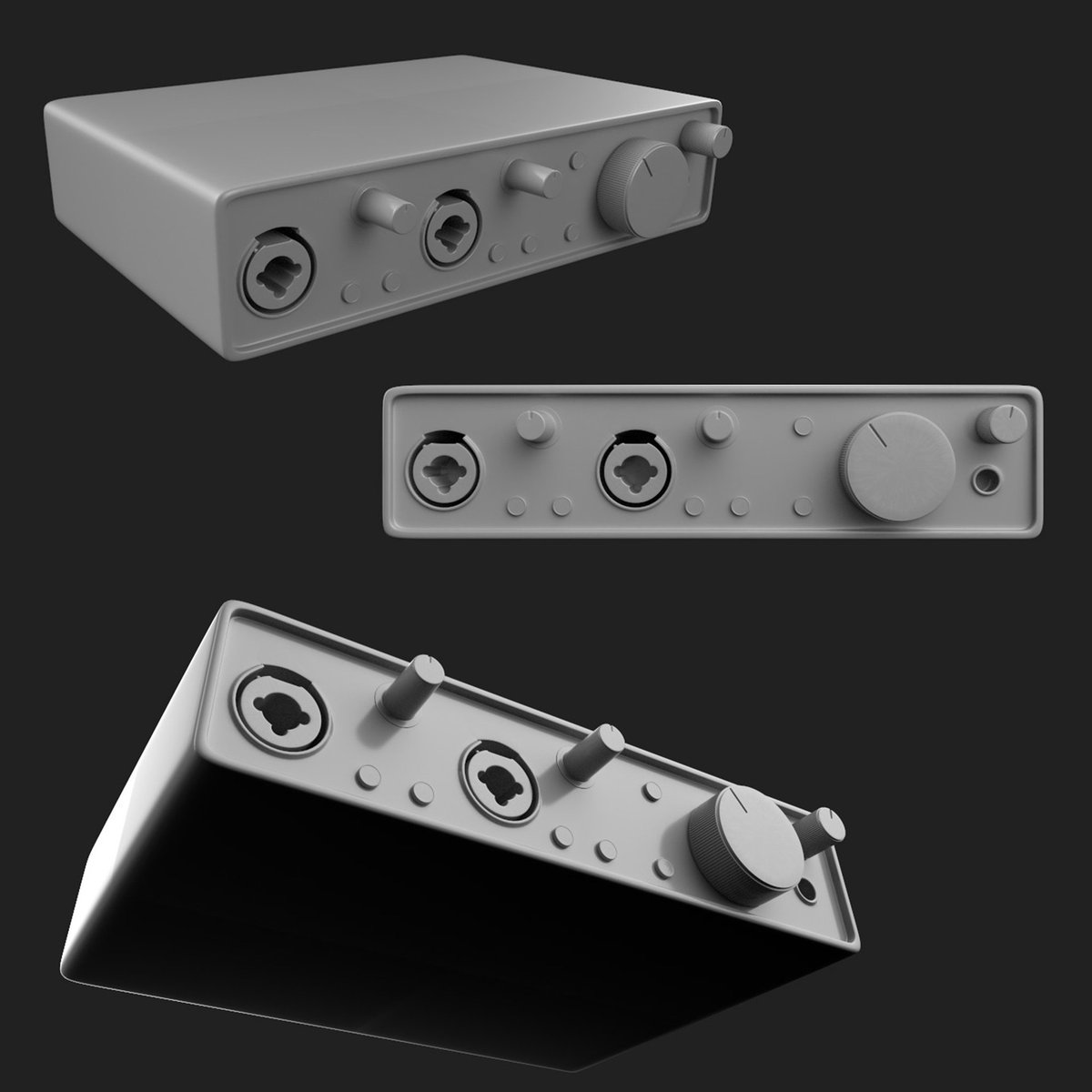 Harshith_643's tweet photo. WEEK 24 - FOCUSRITE SCARLETT #dinusty #hschallenge This week is pretty crazy I enjoyed and learned a lot while modeling this, especially getting better in #blender
#hardsurface #focusrite #Blender3d #scarlett #radio #sound https://t.co/6BIjPivVDs