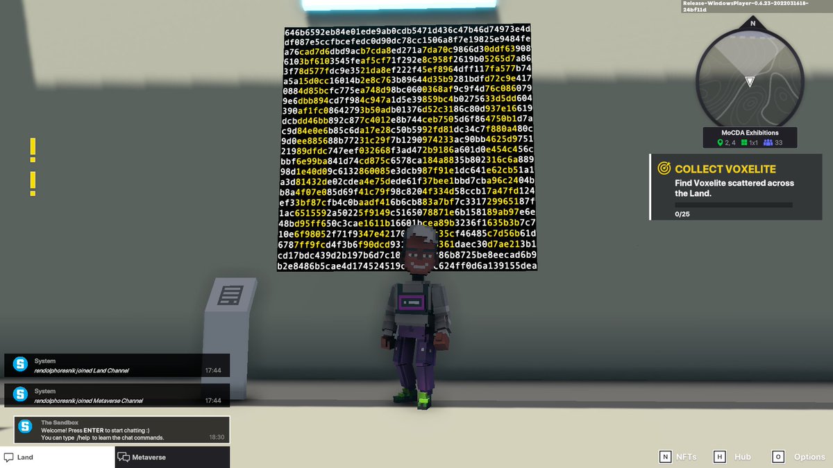 RendolphO's tweet photo. @TheSandboxGame @MOCDA_ I just participated in the #TheSandbox weekly contest for a chance to win 200 mSAND! Here is my favorite piece from the exhibition, check out my screenshot below!
👇 https://t.co/sA320Q6JD3