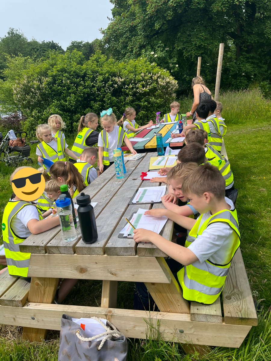 StPetersSD's tweet photo. Year 3 loved their geography field trip to Moss Bank Park. We looked at Barrow Bridge chimney, explored the walled garden and did field sketches of Moss Bank House observatory. #fieldworkweek @The_GA https://t.co/W55wMO8RrQ