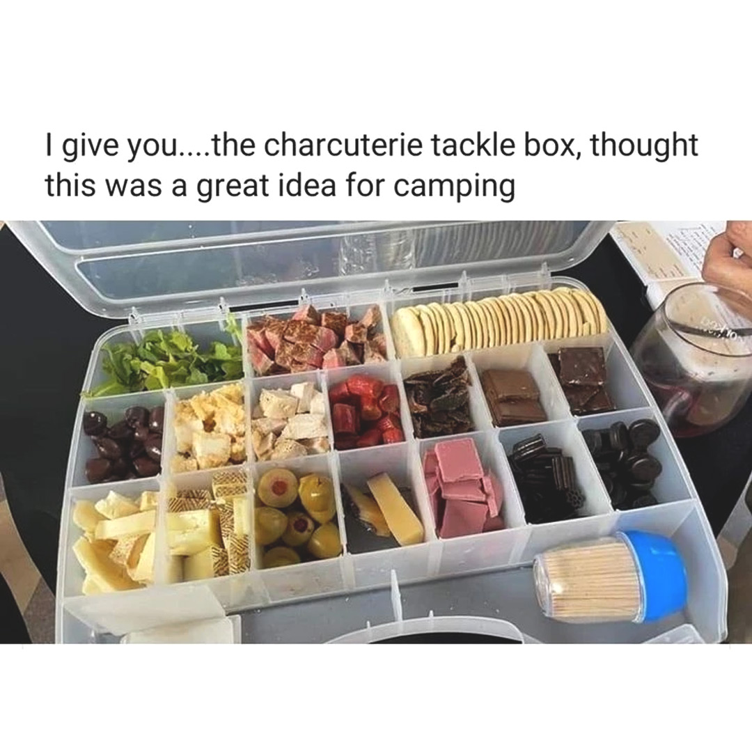 charcuterie tackle box meme This is a great idea! 😍 #carnivoreclub #memes #carnivore #subscriptionbox  #meatsubscription #charcuteriesubscription #funny