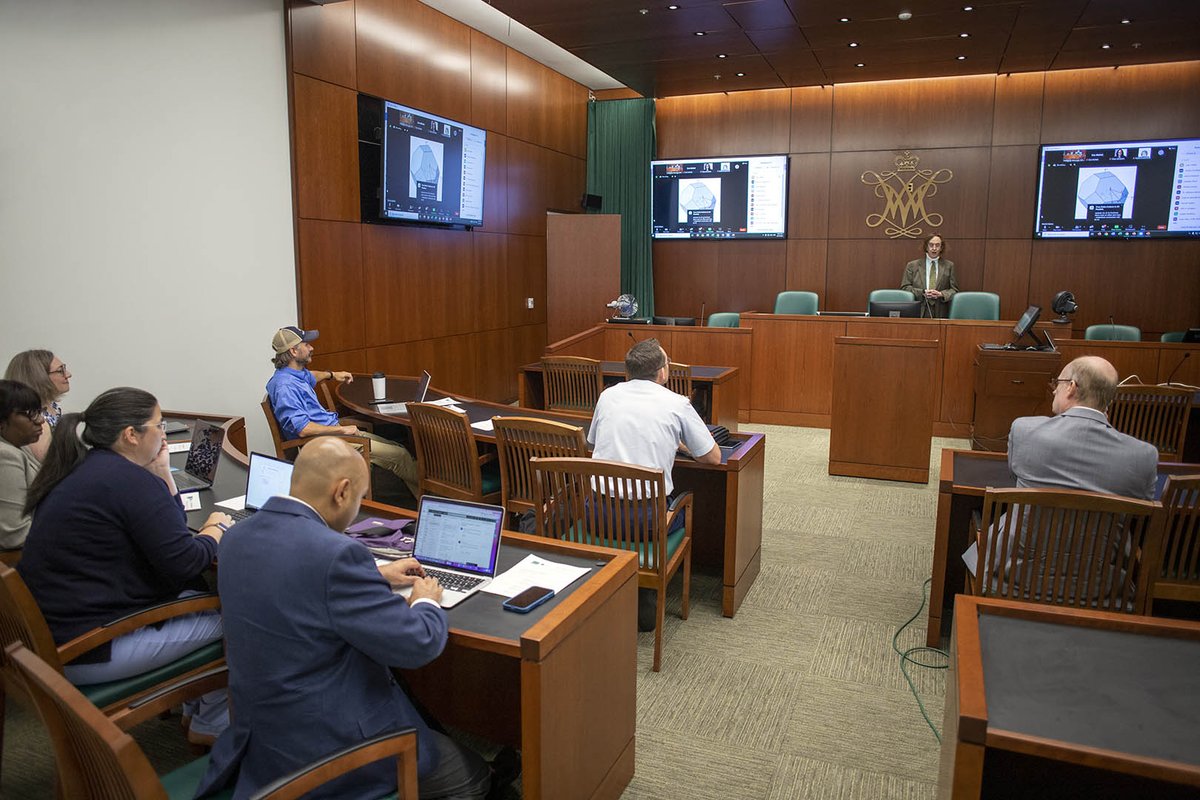 WMLawSchool's tweet image. This morning, Chancellor Professor of Law Fred Lederer was pleased to welcome attendees in person and virtually to CLCT's CCI Hybrid Symposium on #Data in #CyberPhysical #Systems. It’s going to be an exciting day!