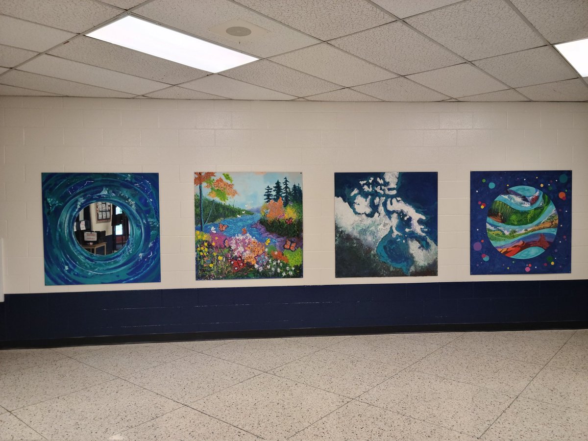 Hello <a href="/AltonPublic/">Alton Public School</a>
I'm <a href="/lydiapanart/">lydiapanart</a> artist/educator. As a PDSB vendor, I coach students to create large scale artworks. My studio is located at the Alton Mill Arts Centre. If you are interested my email is lpanart@rogers.com
Some students' artworks 😀