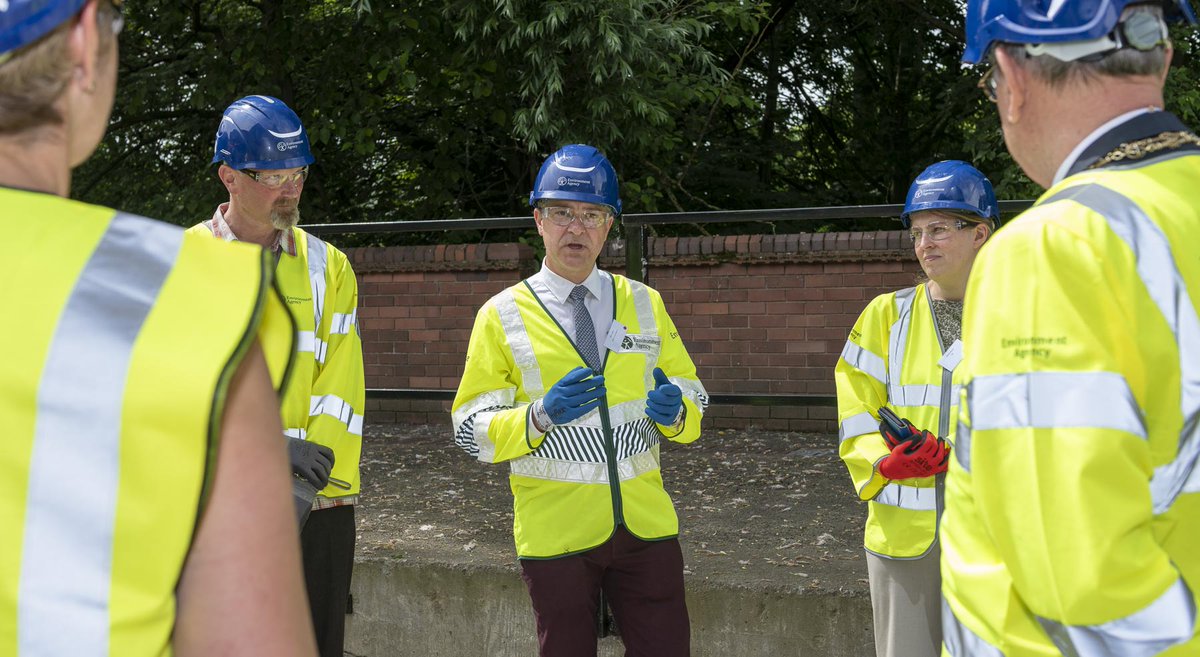 EnvAgencyYNE's tweet photo. Today we officially opened the £38 million newly upgraded Foss Barrier in York, now one of the most resilient flood defences in the country, meaning 2,000 properties will be better protected from the impacts of climate change.
Find out more: https://t.co/IhtUrypILm https://t.co/j4ZK7r1OQG