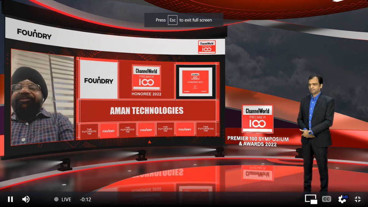 #Congratulations 👏 to all 30 winners of Set 1 of #Futuristic100 Awards presented by <a href="/yogsyogi1/">Yogesh Gupta</a> <a href="/FoundryIDG/">Foundry</a> at #Premier100 #premier100Awards #Live 
<a href="/CIOonline/">CIO.com</a>