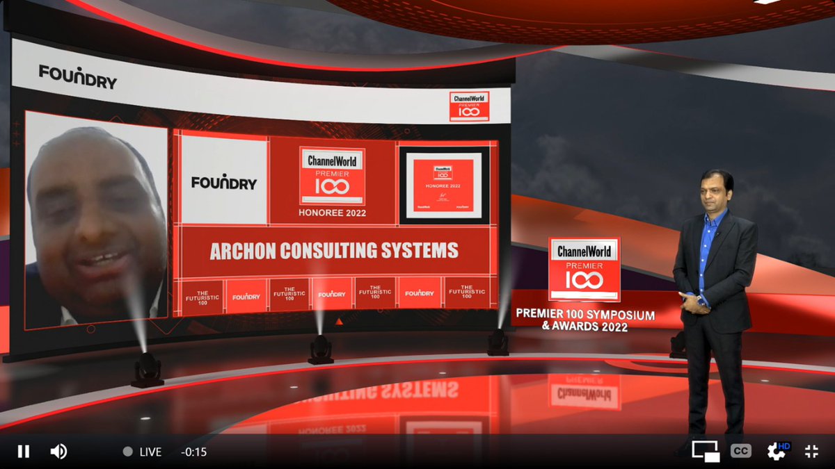ChannelWorldin's tweet photo. #Congratulations 👏 to all 30 winners of Set 1 of #Futuristic100 Awards presented by @yogsyogi1 @FoundryIDG at #Premier100 #premier100Awards #Live 
@CIOonline https://t.co/7BTXLZPCMZ