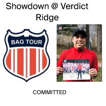 ColePito's tweet photo. Excited to return to Verdict Ridge for the Showdown @ Verdict Ridge this year with the BAG Tour! Some great memories there…hoping I can find my way back into the winners circle! #chippopotamus #primogolf #srixongolf #provethemwrong https://t.co/yaBr7a6ucL