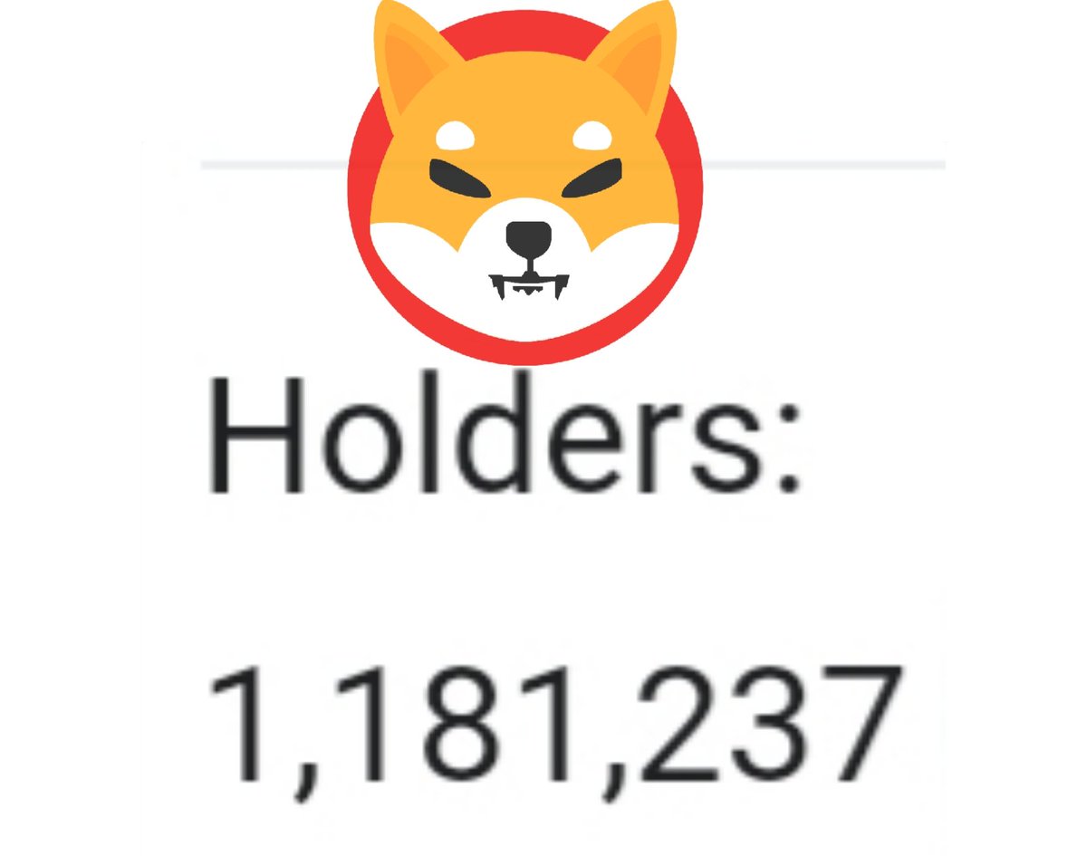 BREAKING: Total $SHIB Holders has reached 1.18 Million.