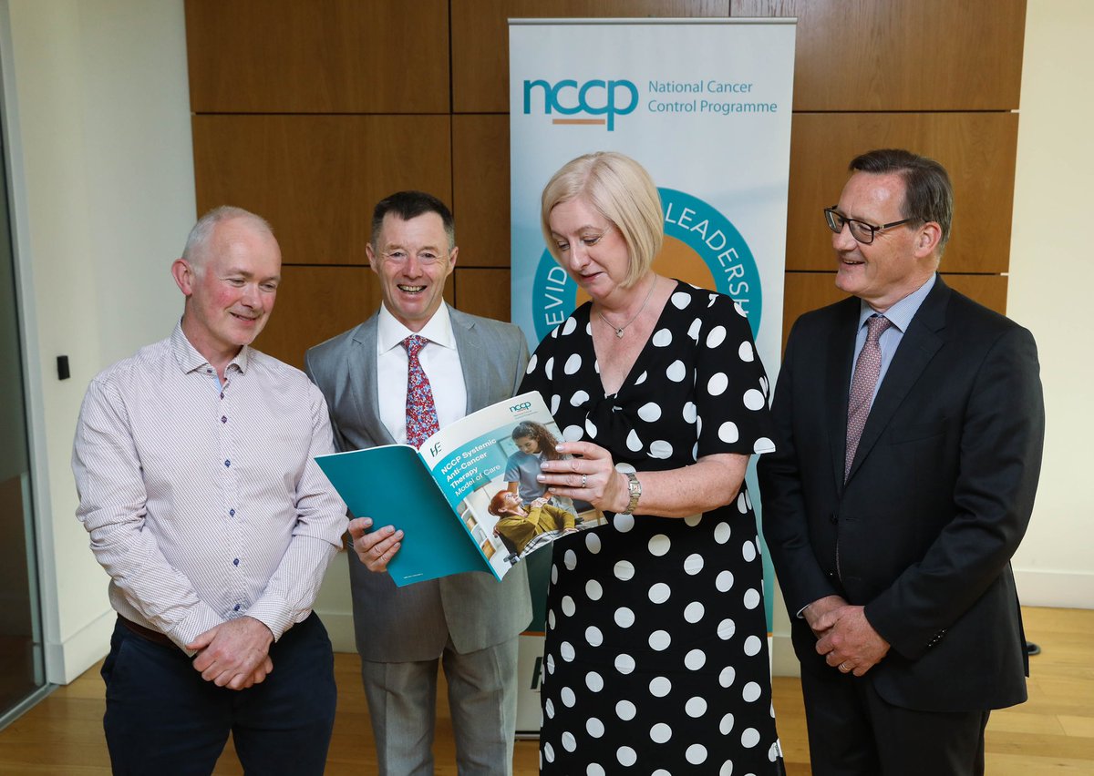 hseNCCP's tweet photo. Today, 17 June, @hseNCCP are delighted to launch the Systemic Anti-Cancer Therapy (SACT) Model of Care, which aims to provide a strategic approach to current and further SACT services around the country. @DonnellyStephen @roinnslainte @IrishCancerReg @IrishCancerSoc https://t.co/Wapg3JxN0F