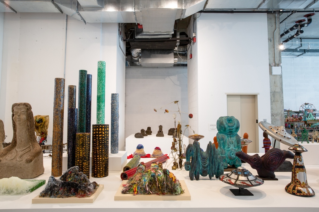 OutsiderArtFair's tweet photo. Time flies! One year ago we were in the midst of “#SuperRough,” curated by Takashi Murakami featuring 200 sculptural works by 60 international self-taught artists. The NYT’s Roberta Smith wrote of the month-long exhibition, “the result is close to stupendous.”
#OutsiderArtFair https://t.co/9Jybx8WSxL