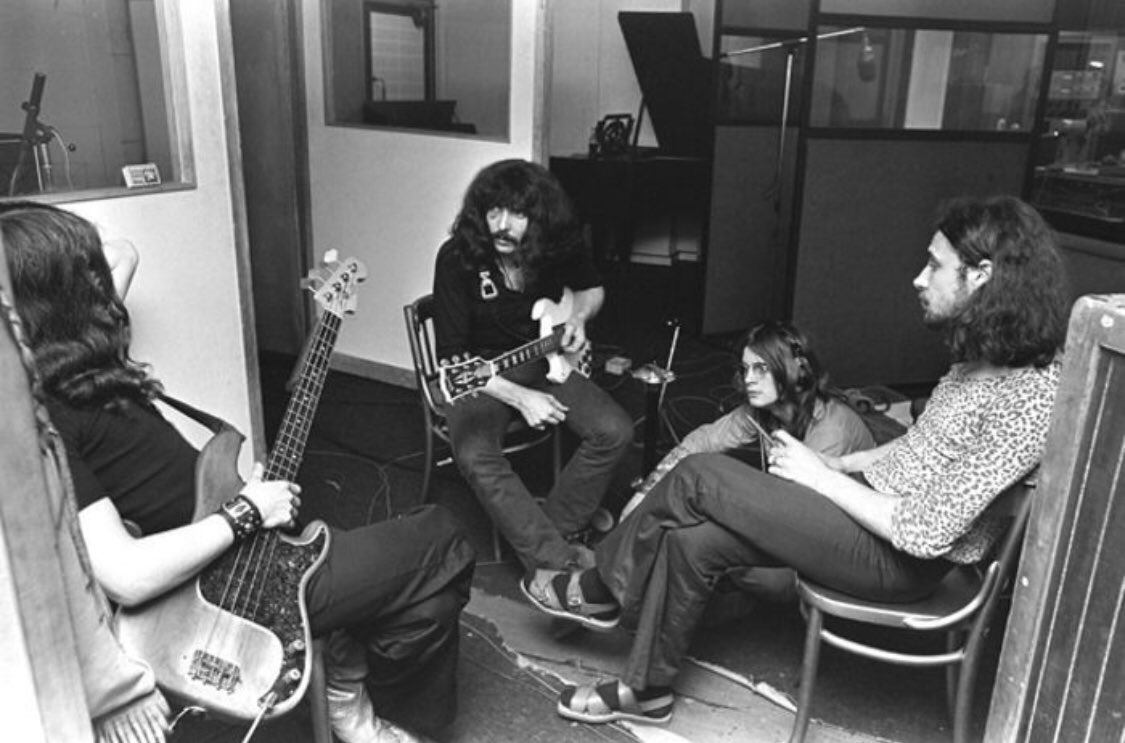 BlackSabbath's tweet photo. June 17, 1970 
at Regent Sounds during the #Paranoid album sessions #fbf #flashback #flashbackfriday https://t.co/QWnkS5c3Ir