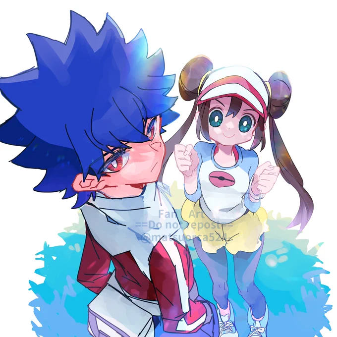 ポケマスにヒュウくん嬉しすぎるやろ──────………(のファンアート) 