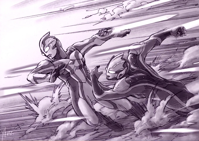 6月17日ウルトラマンヒカリ16周年おめでとう
過去絵ですが「母の奇跡」の絵とか 
