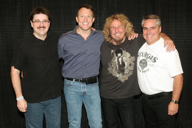 B2B_SalesTips's tweet photo. Sales Rocks!  Good times back stage with @sammyhagar , @jeff_mildon and Kelly Skeen!
#Rock&amp;RollSelling #SalesRocks https://t.co/PmZX75l8SO