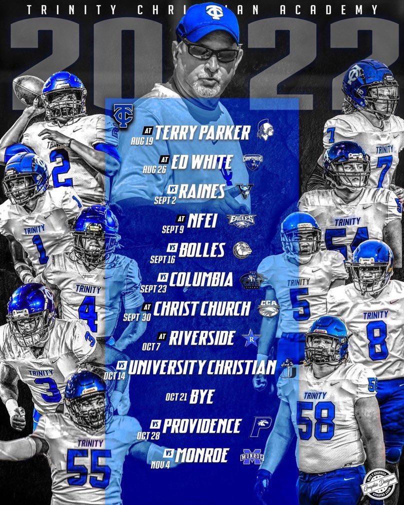 ‼️ 2022-2023 Schedule ‼️
#ProtecttheBrand #TCFootball #RingSzn #NikeFootball