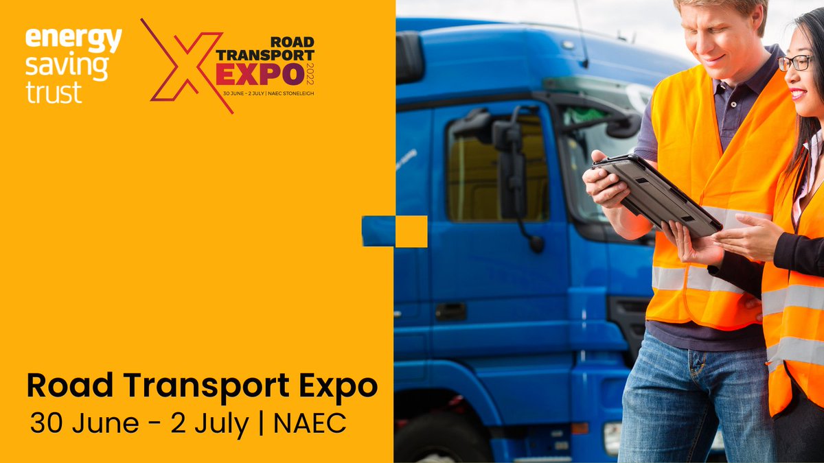 EnergySvgTrust's tweet photo. We will be at the @RTXPO_, taking place in Stoneleigh on 30 June โ 2 July 2022. Find us at S4, alongside the @zemo_org team. Join us as we discuss #freightdecarbonisation and how you can sign up for a FREE freight fleet decarbonisation review! https://t.co/KFt1Q4mKBl #Transport https://t.co/uh2laQM0RR
