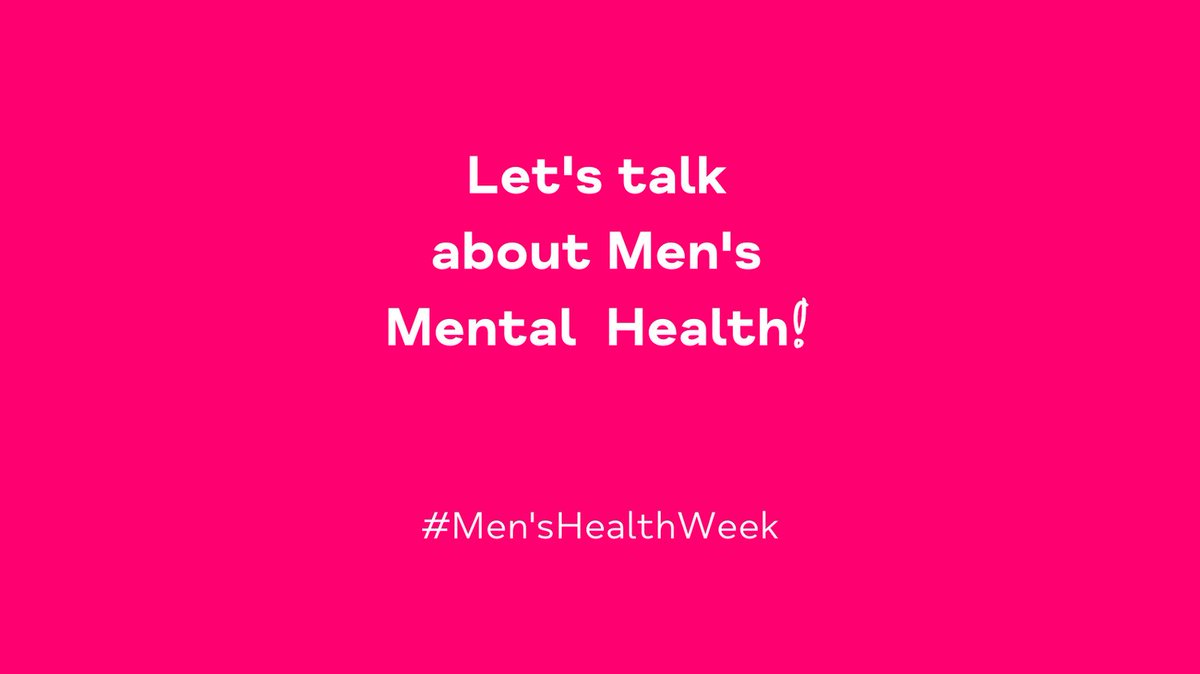 rb_mind's tweet photo. As Men's Health Week comes to an end we want to highlight the importance of Men's Mental Health. It matters and needs to be talked about.
So, check in on your male friends, family members and colleagues.
#Men'sHealthWeek #Support #RBMind https://t.co/SFr2Kbffgr