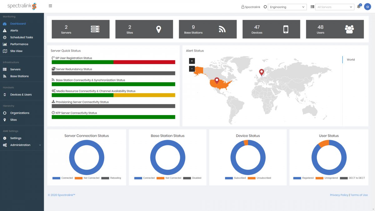 SpectralinkCorp's tweet photo. Your employees need reliable communication devices and networks for smooth operations. Managing them all can be a challenge. But not with Spectralink's #AMIE, a #MobileIntelligence dashboard that ensures always-on communication for #MobileWorkers. https://t.co/w9YdyJBsJH https://t.co/Cdk2gNhPCD
