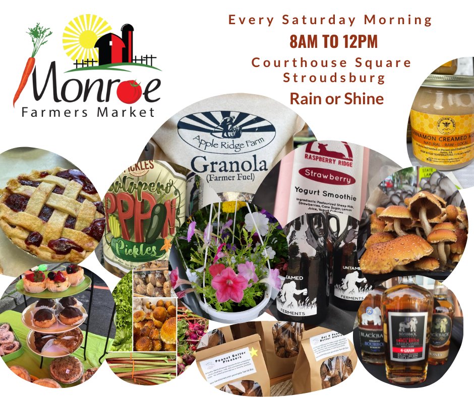 MonroFarmMarket's tweet photo. Still looking for a great gift for Dad 🎁. Did you know that the Monroe Farmers Market has a variety of organic wines, spirits, sake, and many home-made specialty items too? Come see what we have! Shop local and support small business!
Open Saturday mornings, 8am to 12pm, Cou ... https://t.co/4wpJPbJL1I