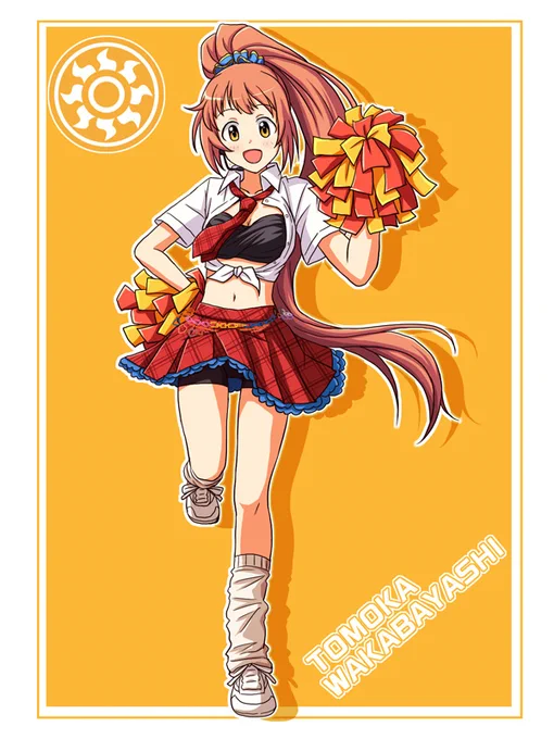 TLでイラストをたくさん見たので描きたくなった智香ちゃん。
この衣装たまりませんねえ。
ポプマスのイラストも可愛くて好きだったんだけど、育てる前にサービスが終わっちゃいますね…。 