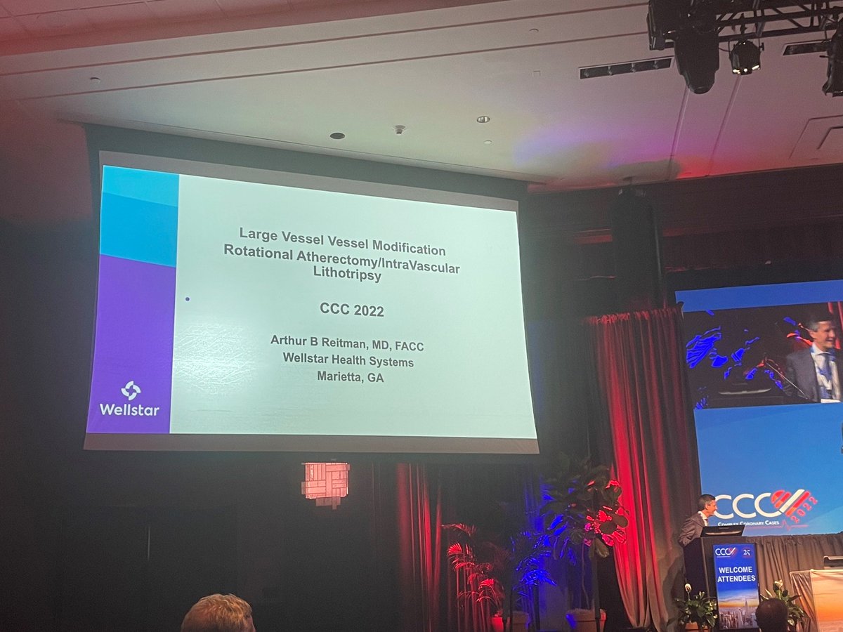 ShockwaveIVL's tweet image. A #RotaShock-talk takes us home from the #CoronaryIVL Symposium @CCCSymposium_NY Thanks to Dr @ArthurReitman for outlining indications and reviewing cases demonstrating the synergistic effect of Rotational Atherectomy with #ShockwaveIVL.
ISI bit.ly/3iEq7fC #CardioTwitter