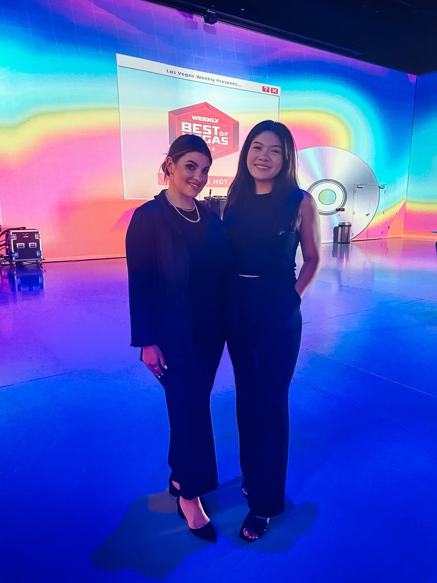 MassMediaCC's tweet photo. Last night our team spent the night celebrating 🥳 the best of the best at Las Vegas Weekly's #BestofVegas Awards event at AREA15, alongside our client, Greenspun Media Group! The winners represented the Valley’s most noteworthy! Congratulations to all the winners! 🎉 https://t.co/ac62yMSuo9