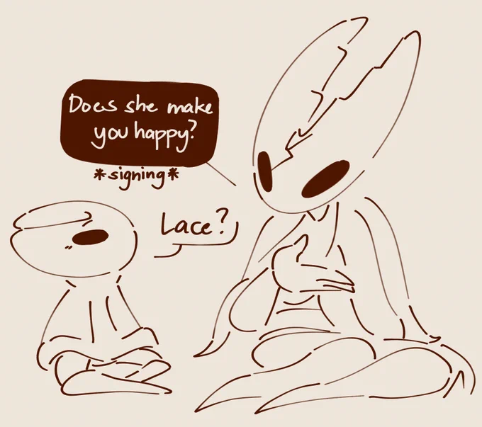 and what hollow thinks of her :) #HollowKnight 