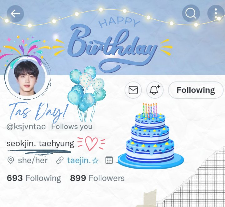 seokjinners's tweet photo. happy @ksjvntae day https://t.co/OaCMQIh0iY