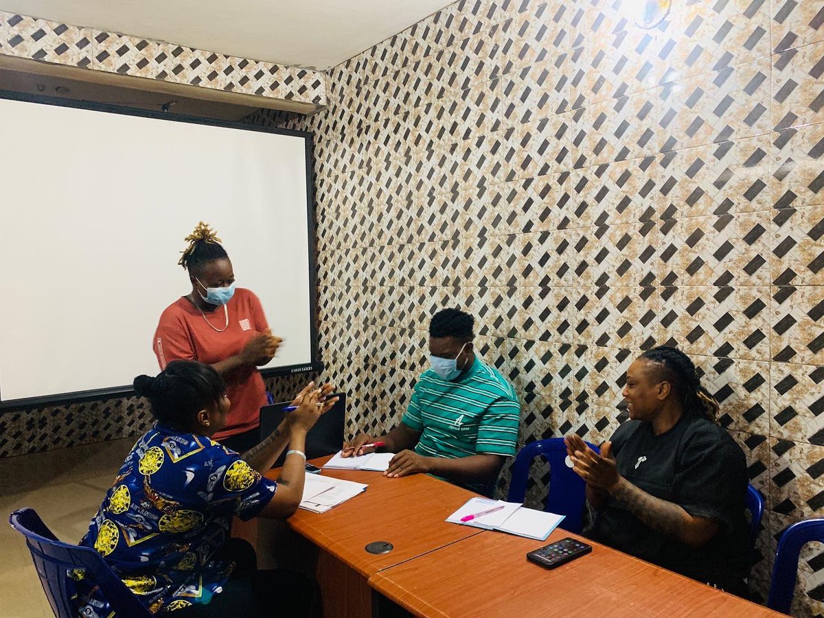 NetworkNo8's tweet photo. Day two staff training on monitoring and evaluation
#powerofpride #cocnederland #no8 #no8network #ilga #panafrica #panafricailga @PanAfricaILGA @COCNederland @ILGAWORLD @ILGAAsia https://t.co/rYLUOW5LNS