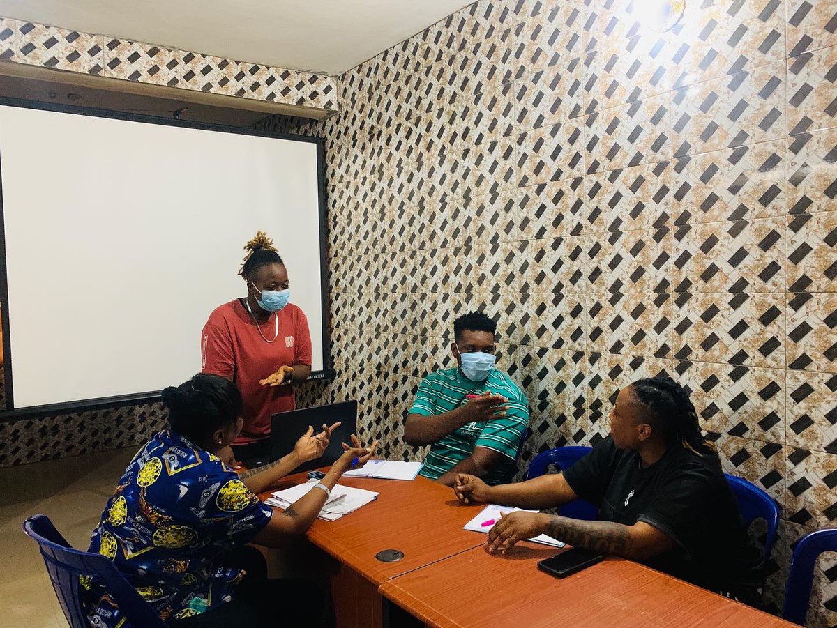 NetworkNo8's tweet photo. Day two staff training on monitoring and evaluation
#powerofpride #cocnederland #no8 #no8network #ilga #panafrica #panafricailga @PanAfricaILGA @COCNederland @ILGAWORLD @ILGAAsia https://t.co/rYLUOW5LNS