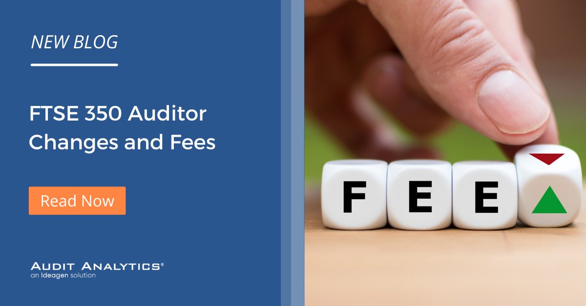 Despite regulatory attempts to decrease concentration and promote competition, the Big 4 still dominate the audit firm market share in the UK.
 
Learn more about auditor changes, fees, and market share for the FTSE 350 in our latest blog!

bit.ly/3N1RqMw
 
#FTSE350