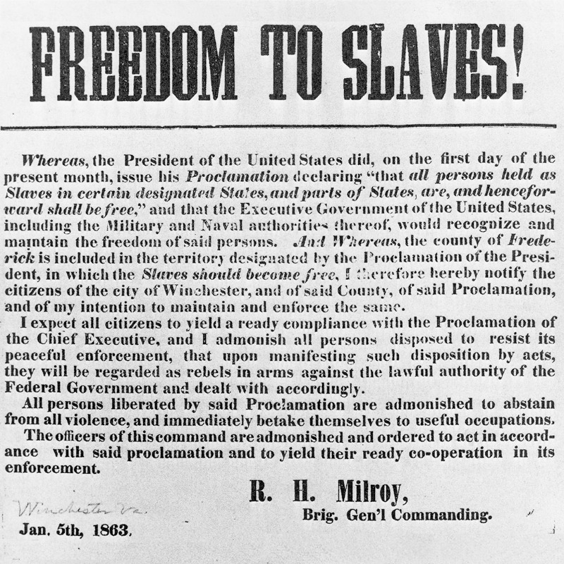 HISTORY's tweet photo. #Juneteenth marks the day when federal troops arrived in Galveston, Texas in 1865 to take control of the state and ensure that all enslaved people be freed.