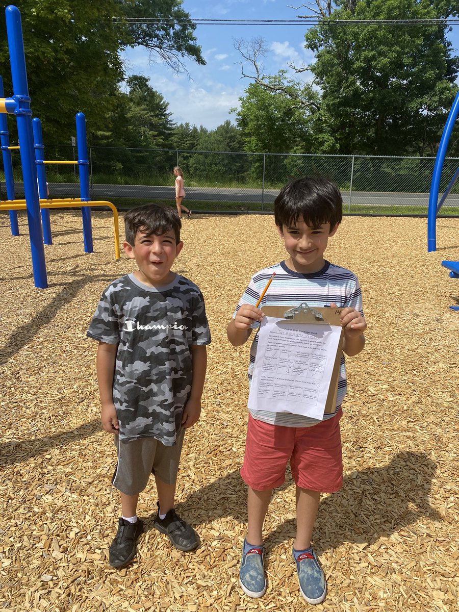 NSCarignan's tweet photo. Last day FUN with a Grade 2 scavenger hunt! https://t.co/mniM2sy8ca
