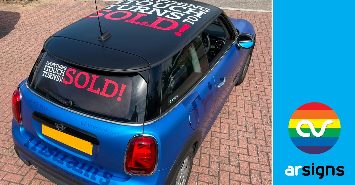 ArSigns's tweet image. And they're back!! Every #finesignfriday should be reserved for a @TristramsUk #vehiclewrap. Slightly classier #vehiclegraphics this time but still a stunner!