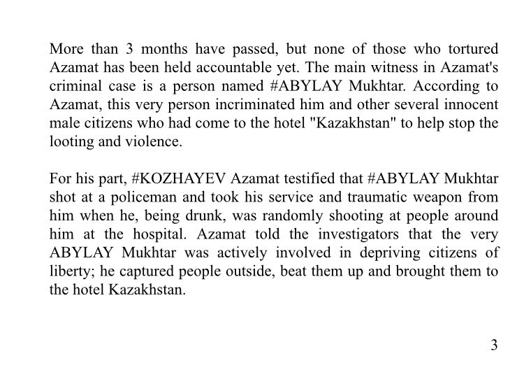hr405kz's tweet photo. seeks their assistance in releasing her son who's being prosecuted under Article 272 Part 2 (participation in mass disorders) and Article 126 Part 3 (unlawful deprivation of liberty of citizens committed by a group of individuals). More on the photos 👇 
@hrw @freedomhouse /3. https://t.co/Xm6fOl2fNS