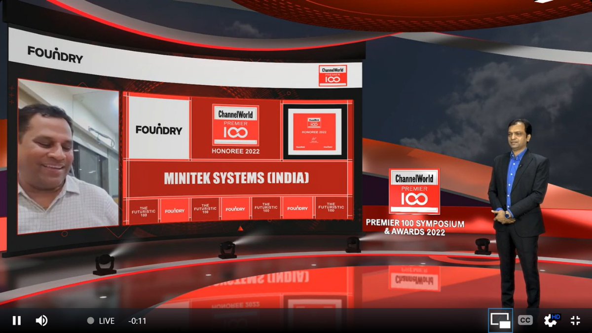 #Congratulations 👏 to all 30 winners of Set 2 of #Futuristic100 Awards presented by 
<a href="/yogsyogi1/">Yogesh Gupta</a> <a href="/FoundryIDG/">Foundry</a> at #Premier100 #premier100Awards #Live 
<a href="/CIOonline/">CIO.com</a>