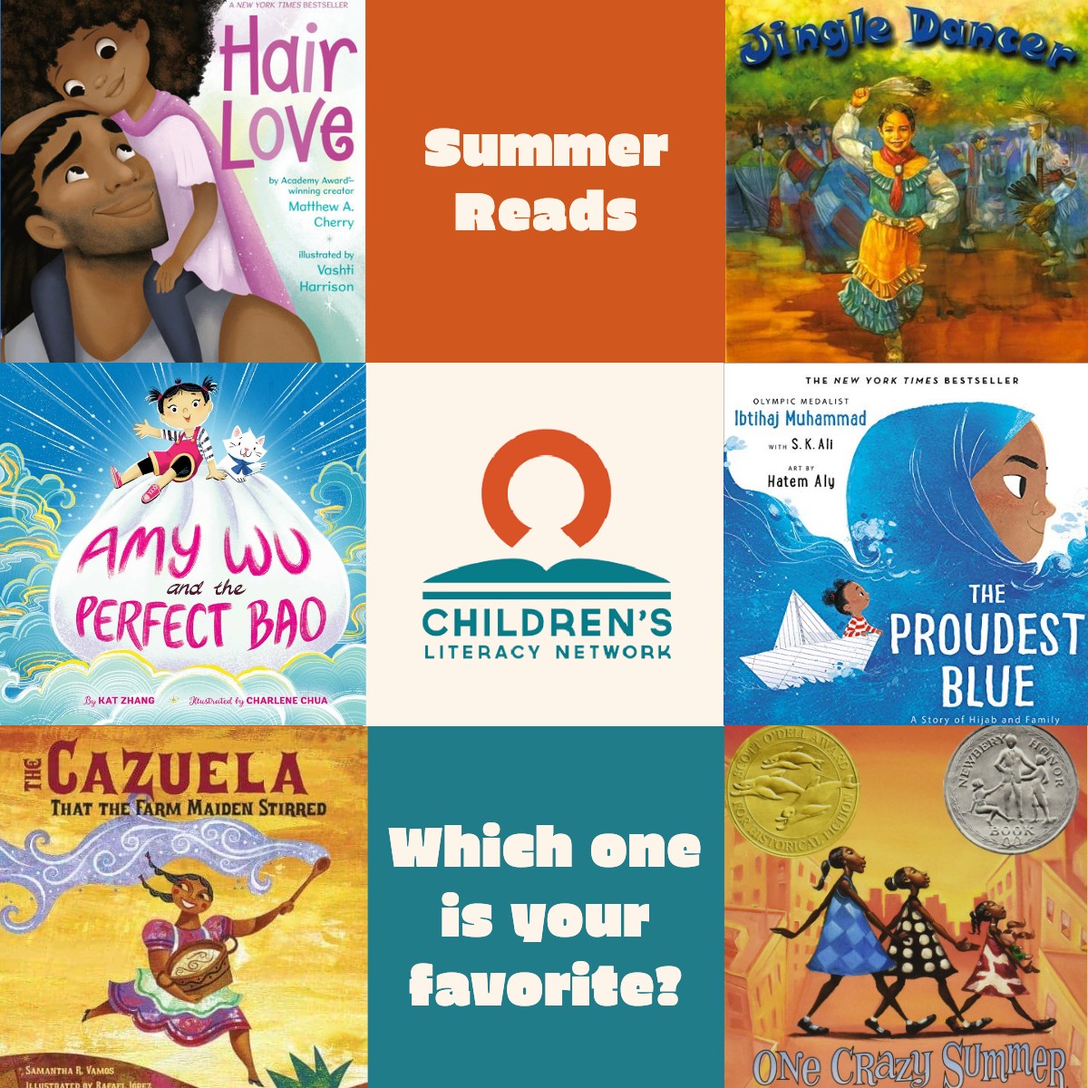 Fill your summer with reading! These are titles that CLN loves. Comment below with your favorite!