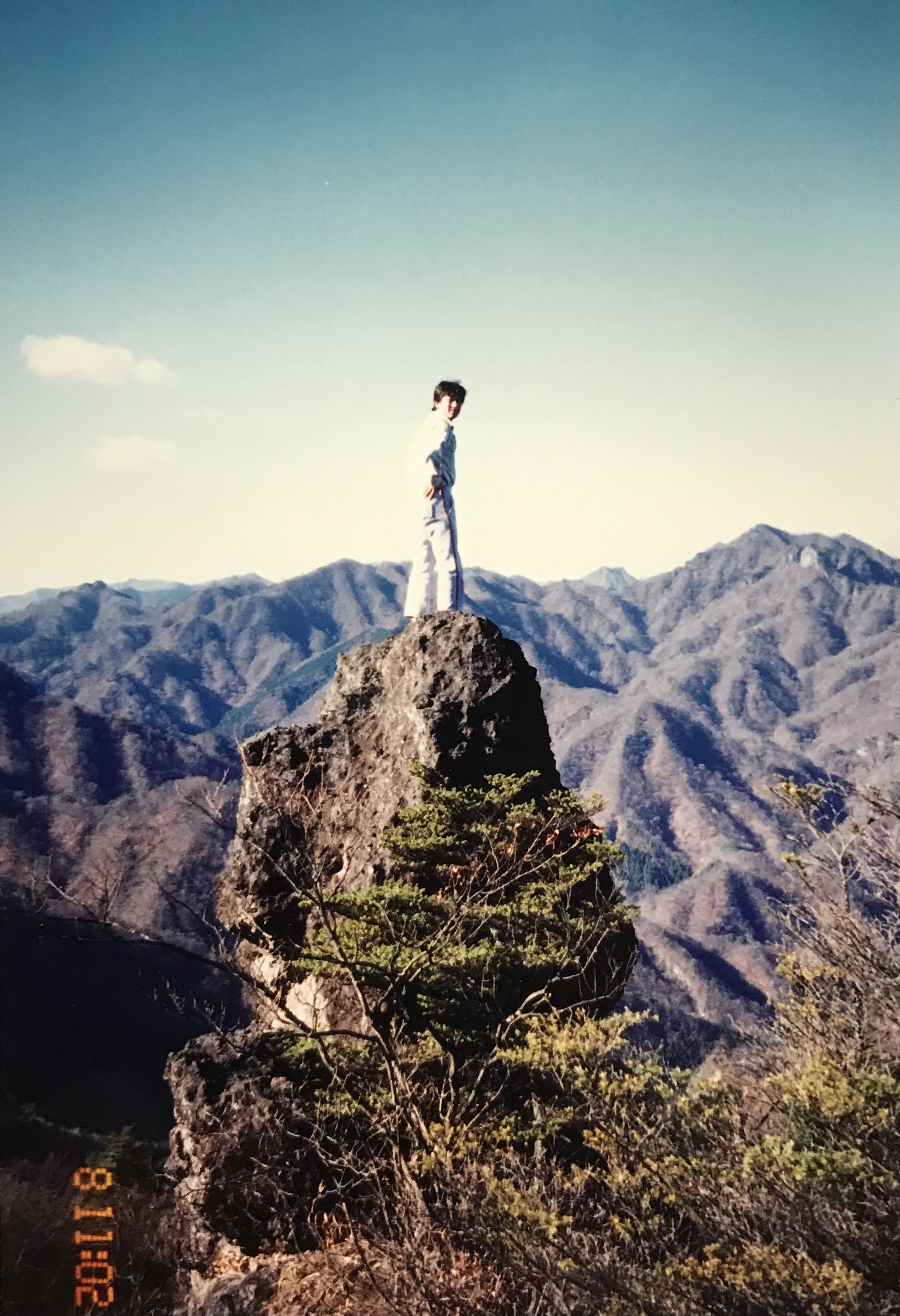★山下康一 やましたこういち 紙に墨「常念岳」 ☆山下康一 やましたこういち 紙に墨「常念岳」