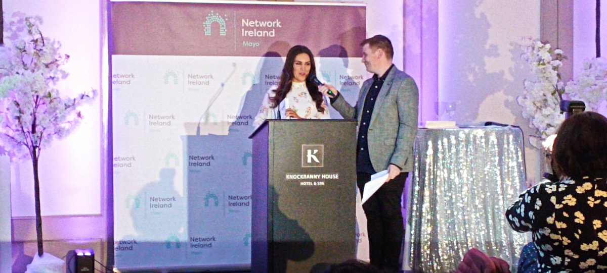 Well done Sandra from <a href="/JivingJuniors/">Jiving Juniors</a> on winning the category for Creative Professional at the <a href="/networkmayo/">Network Ireland Mayo</a> 🎉👏👏