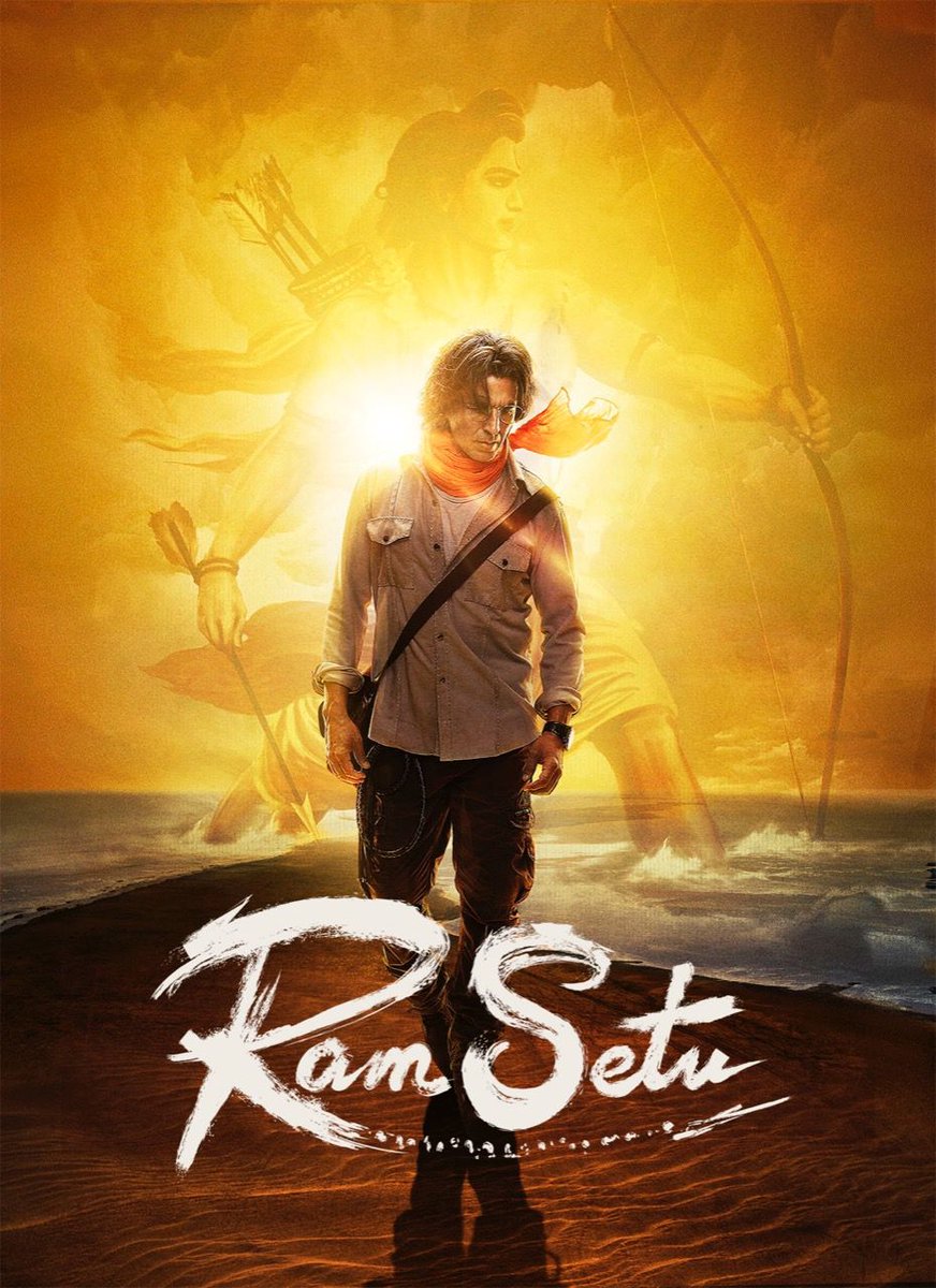 taran_adarsh's tweet photo. 'RAM SETU': IN CINEMAS, *NOT* OTT... #RamSetu - starring #AkshayKumar - will release in *cinemas*, NOT on any digital platform, as speculated on social media... “#RamSetu will celebrate #Diwali 2022 in theatres, as committed," producer #VikramMalhotra sets the record straight. https://t.co/YbI6IvkPJb