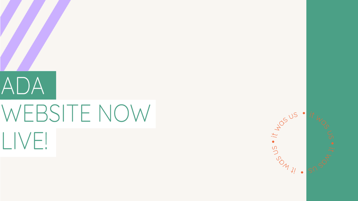 we__are__us's tweet photo. A project we're always proud to shout about: the @AddressingDA website is now live! We aimed to create a space to showcase the brilliant work that ADA does, where information & insights on spotting and #addressingda could be contained.
Check it out here: https://t.co/VR0aCDNham https://t.co/Z2Y5Qdkk08