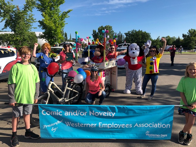 We are SOOO looking forward to being a part of the <a href="/WesternerDays/">Westerner Days</a> Parade, but it will only happen if more applicants come through right away! If you were on the fence about it, please consider getting that application in! Here's a throwback to Parade Day 2019 (AKA best day ever!)